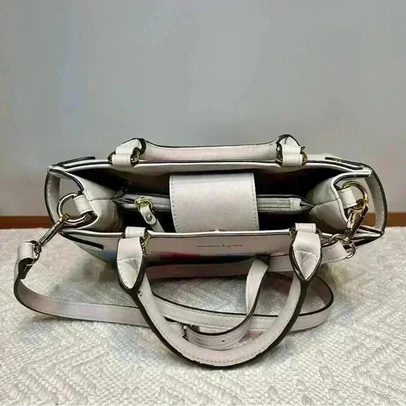 Nanette Lepore | Logo Stripe Satchel/ Purse - Picture 3 of 6